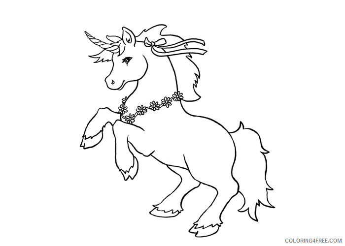 Unicorn Coloring Pages Unicorn 3 Printable 2021 6070 Coloring4free