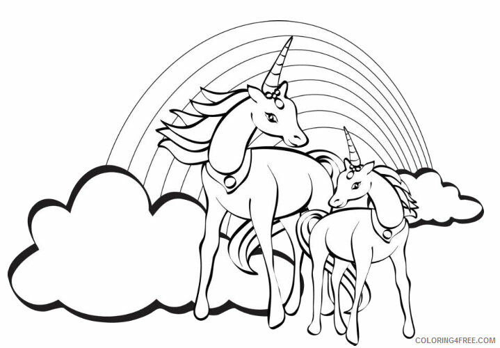 Unicorn Coloring Pages Unicorn Printable 2021 6071 Coloring4free
