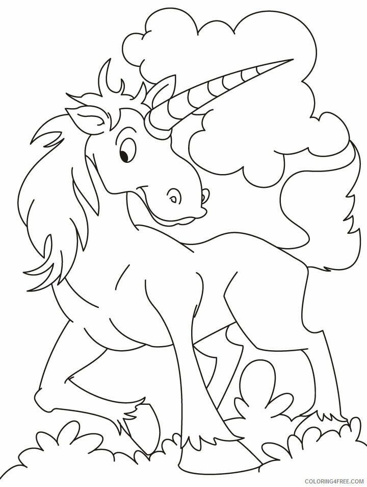 Unicorn Coloring Pages Unicorn for Kids Printable 2021 6075 Coloring4free