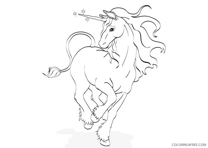 Unicorn Coloring Pages Unicorn for girls Printable 2021 6074 Coloring4free
