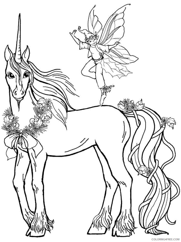Unicorn Coloring Pages unicorn 13 Printable 2021 6072 Coloring4free