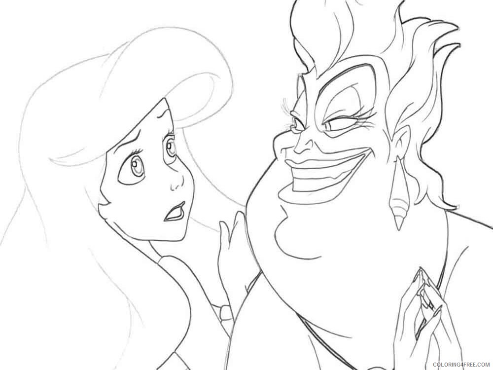 Ursula Coloring Pages ursula 9 Printable 2021 6093 Coloring4free