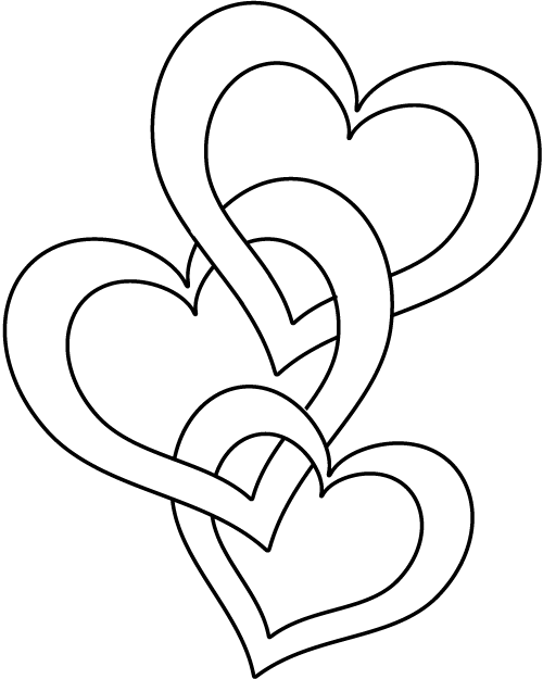 Valentine Heart Coloring Pages Valentine Hearts Printable 2021 6142 Coloring4free