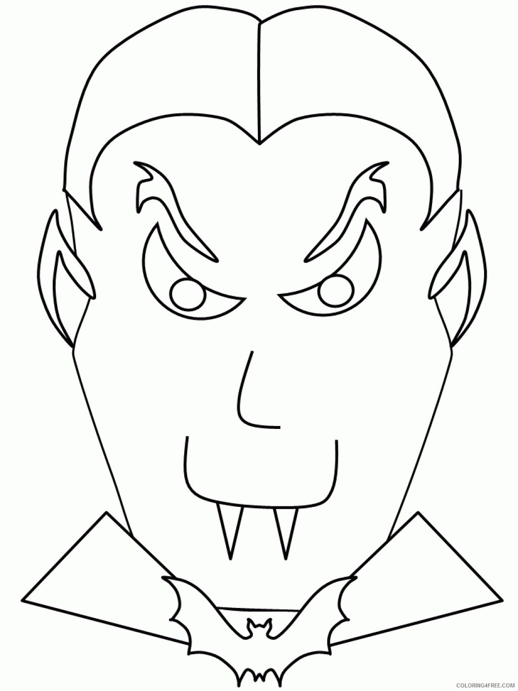 Vampire Coloring Pages Vampire Printable 2021 6169 Coloring4free