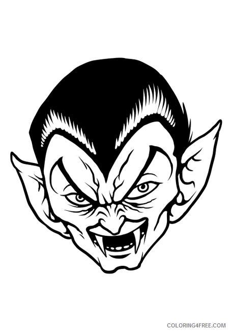 Vampire Coloring Pages for kids vampires Printable 2021 6152 Coloring4free
