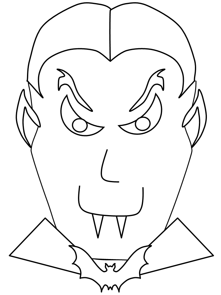 Vampire Coloring Pages vampire2 Printable 2021 6157 Coloring4free