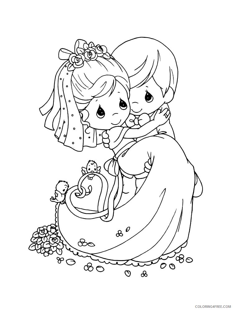 Wedding Coloring Pages Wedding 1 Printable 2021 6267 Coloring4free