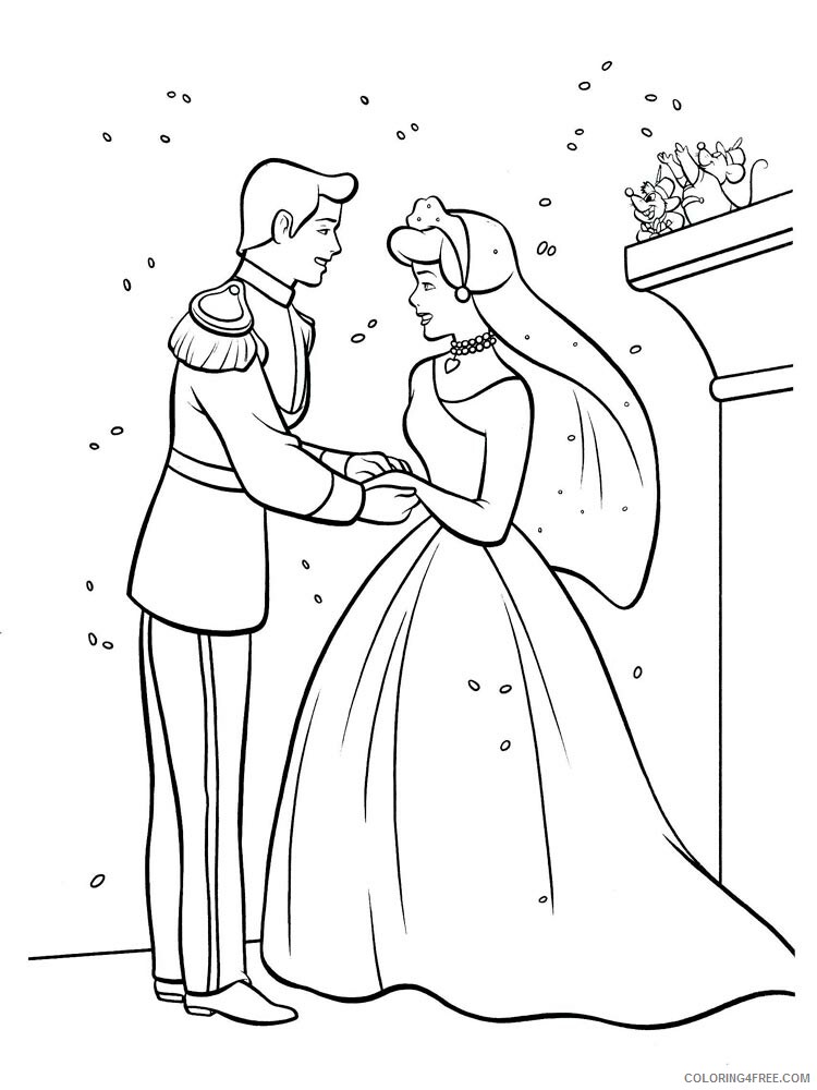 Wedding Coloring Pages Wedding 3 Printable 2021 6269 Coloring4free
