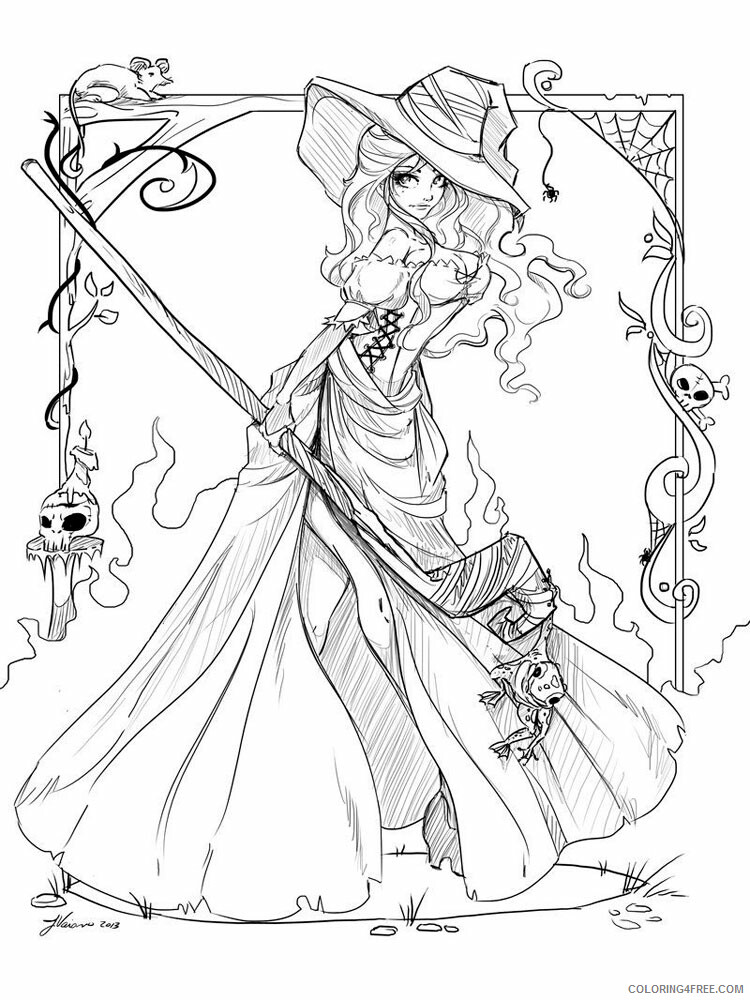 Wizard Coloring Pages Wizard 10 Printable 2021 6307 Coloring4free