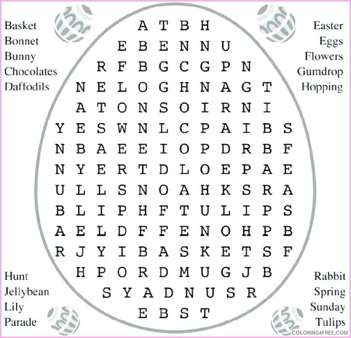 Word Search Puzzle Coloring Pages Printable Spring Word Search Puzzle Printable 2021 Coloring4free