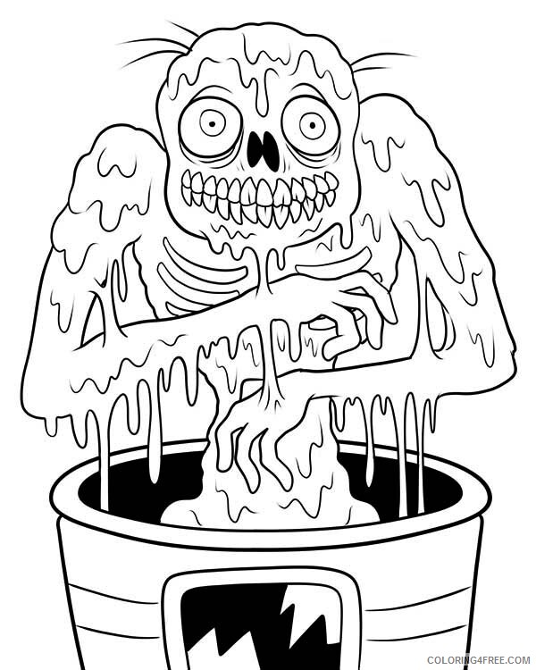 Zombie Coloring Pages Free Download of Zombie Sheets Printable 2021 6365 Coloring4free