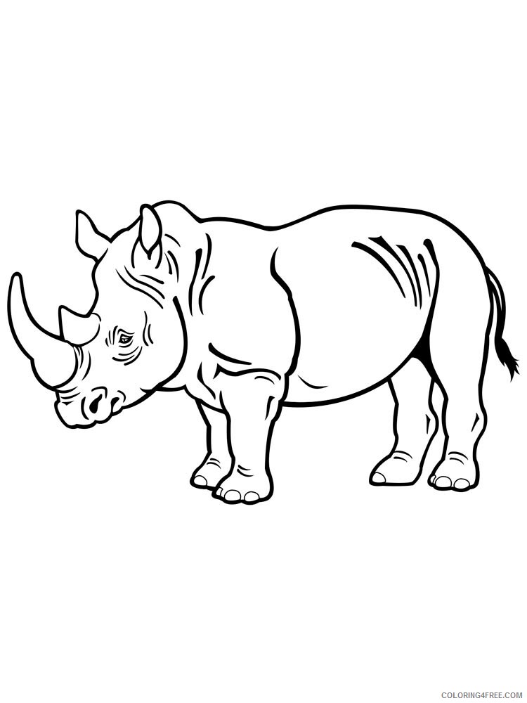 African Animals Coloring Pages Animal Printable Sheets African animals 2021 0017 Coloring4free