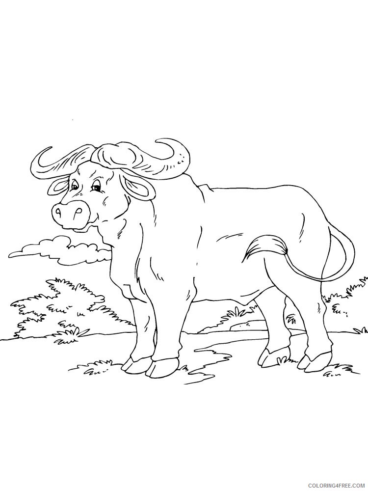 African Animals Coloring Pages Animal Printable Sheets African animals 2021 0019 Coloring4free