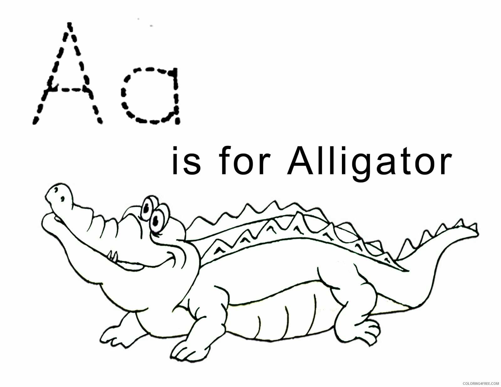 Alligator Coloring Pages Animal Printable Sheets Alligator 2 2021 0039 Coloring4free