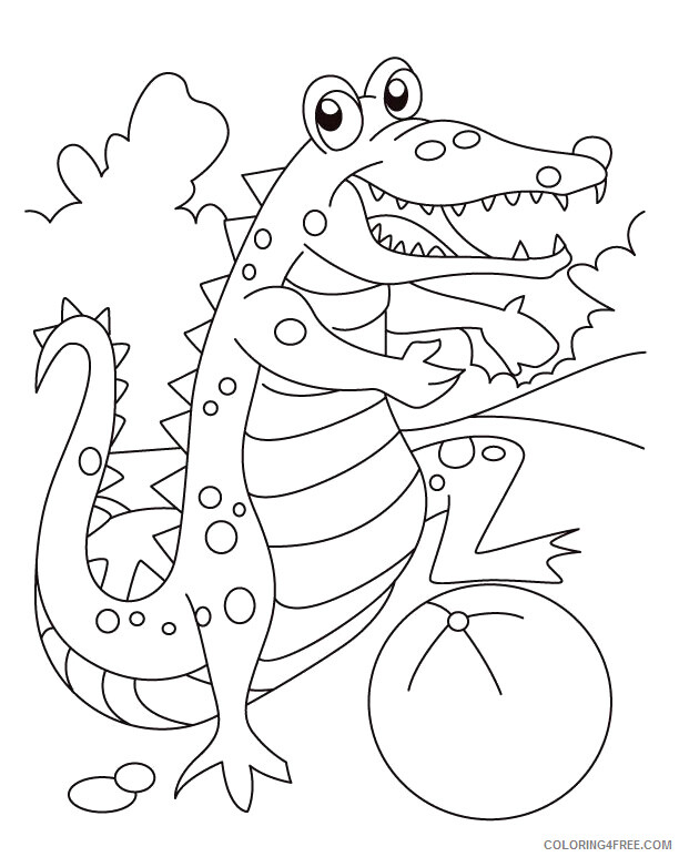 Alligator Coloring Pages Animal Printable Sheets Alligator Sheets 2021 0069 Coloring4free
