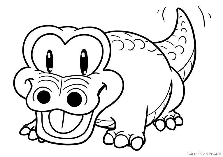 Alligator Coloring Sheets Animal Coloring Pages Printable 2021 0007 Coloring4free