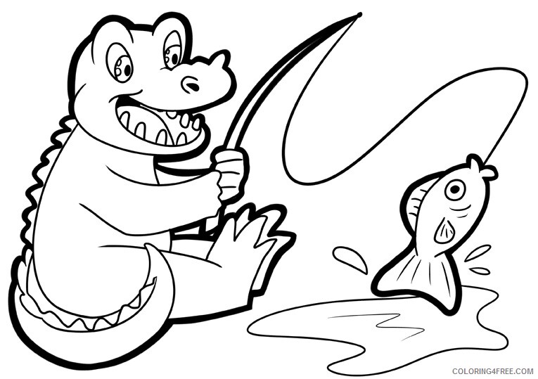 Alligator Coloring Sheets Animal Coloring Pages Printable 2021 0012 Coloring4free