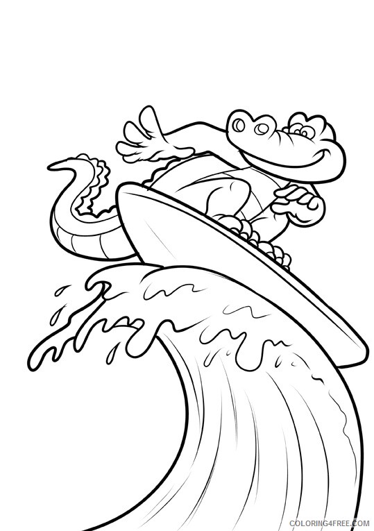 Alligator Coloring Sheets Animal Coloring Pages Printable 2021 0013 Coloring4free