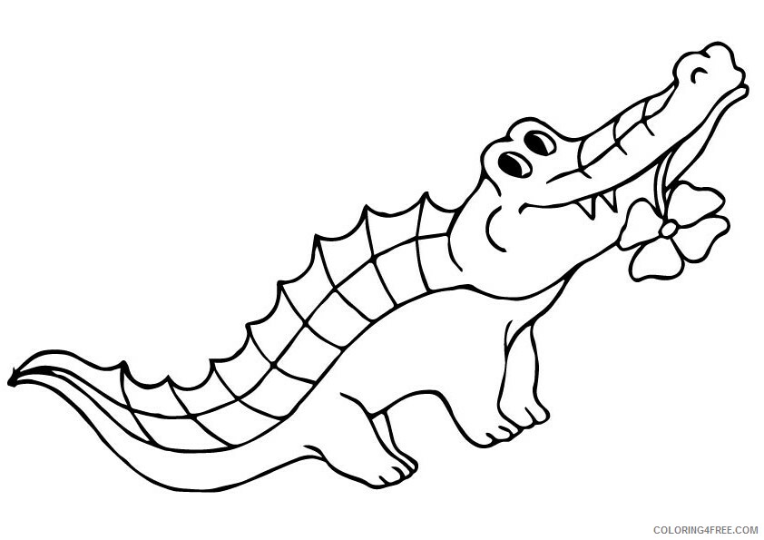 Alligator Coloring Sheets Animal Coloring Pages Printable 2021 0018 Coloring4free
