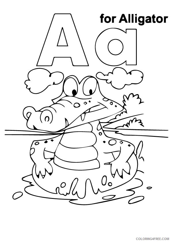 Alligator Coloring Sheets Animal Coloring Pages Printable 2021 0030 Coloring4free