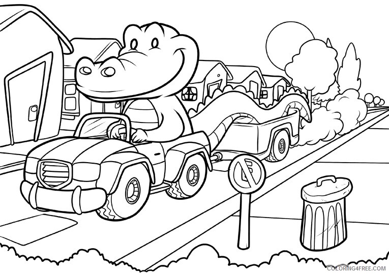 Alligator Coloring Sheets Animal Coloring Pages Printable 2021 0036 Coloring4free