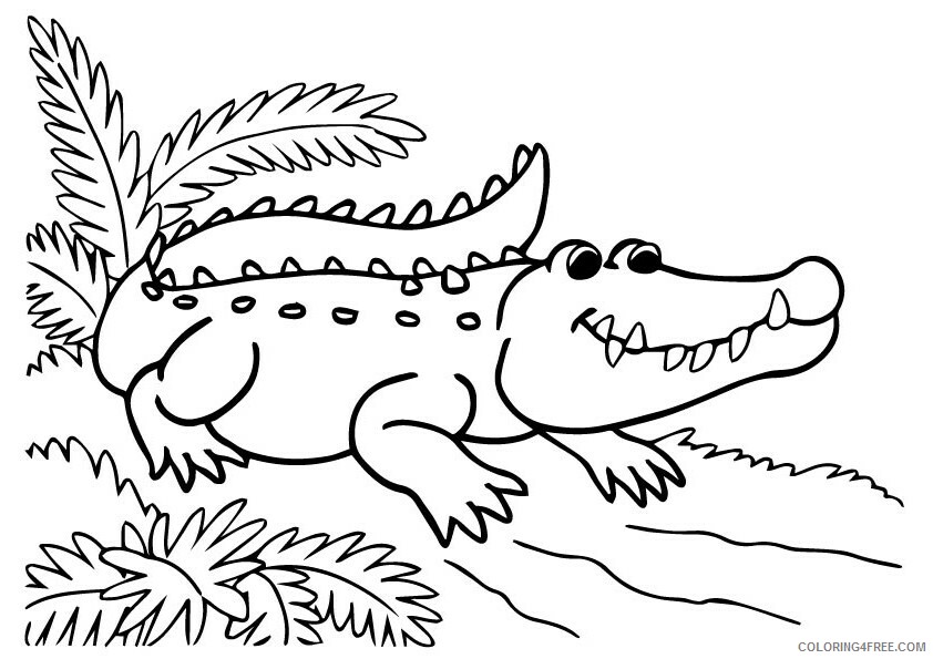 Alligator Coloring Sheets Animal Coloring Pages Printable 2021 0045 Coloring4free