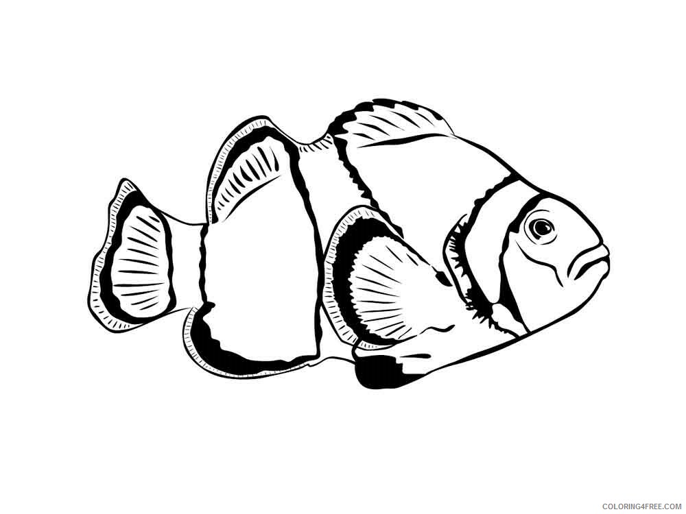 Aquarium Fish Coloring Pages Animal Printable Sheets Aquarium Fish 12 2021 0113 Coloring4free