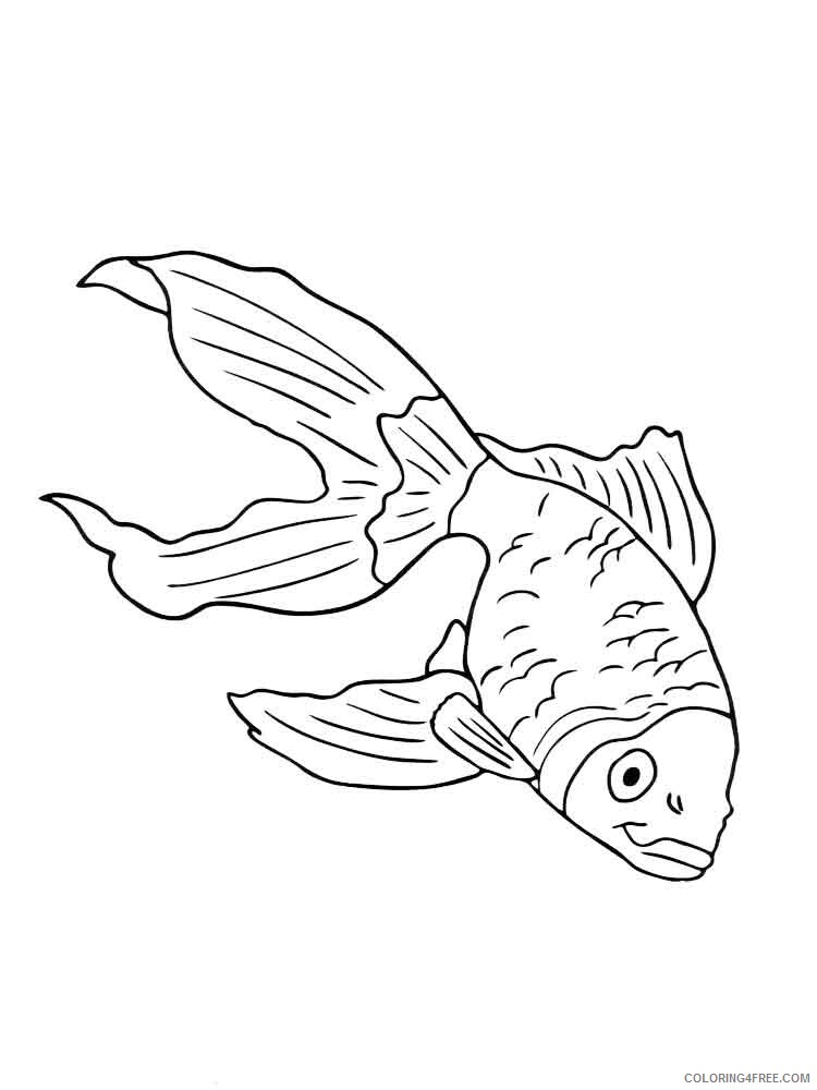 Aquarium Fish Coloring Pages Animal Printable Sheets Aquarium Fish 8 2021 0120 Coloring4free