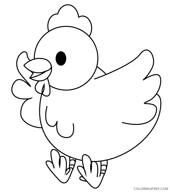 Baby Chick Coloring Pages Animal Printable Sheets baby chick 2021 0144 Coloring4free