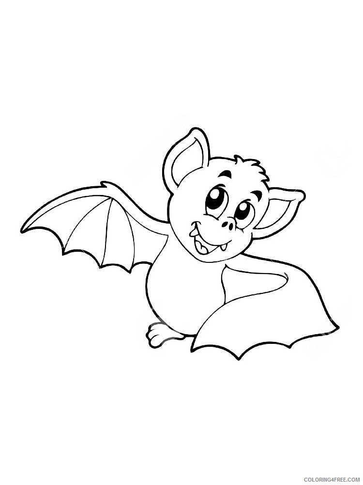 Bat Coloring Pages Animal Printable Sheets Bat 12 2021 0204 Coloring4free