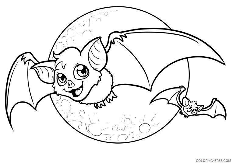 Bat Coloring Sheets Animal Coloring Pages Printable 2021 0196 Coloring4free