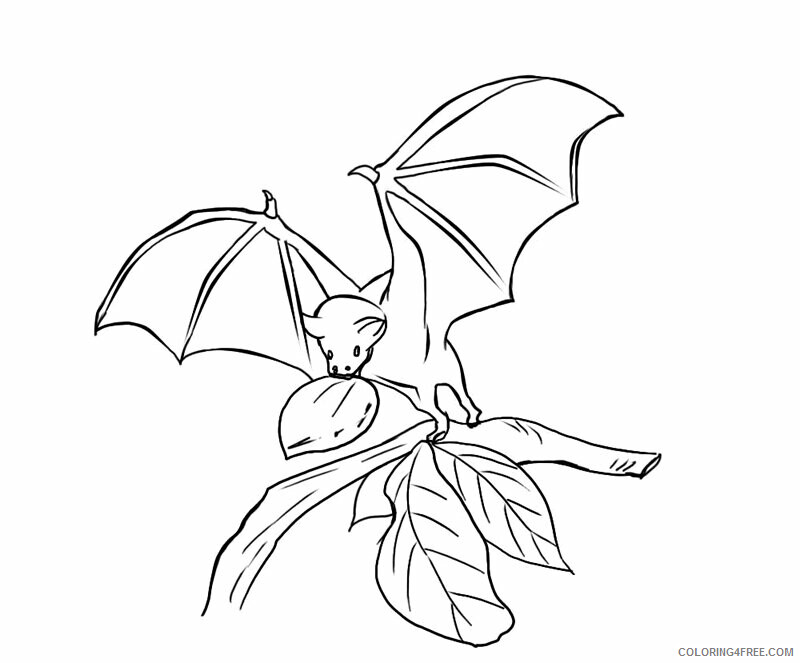 Bat Coloring Sheets Animal Coloring Pages Printable 2021 0199 Coloring4free