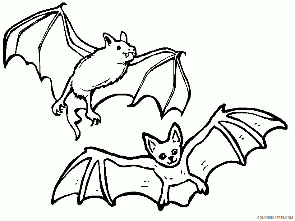 Bat Coloring Sheets Animal Coloring Pages Printable 2021 0212 Coloring4free