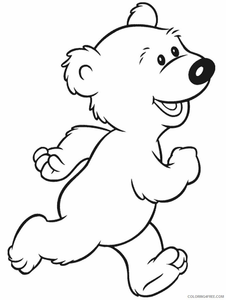 Bear Coloring Pages Animal Printable Sheets 3 2021 0247 Coloring4free
