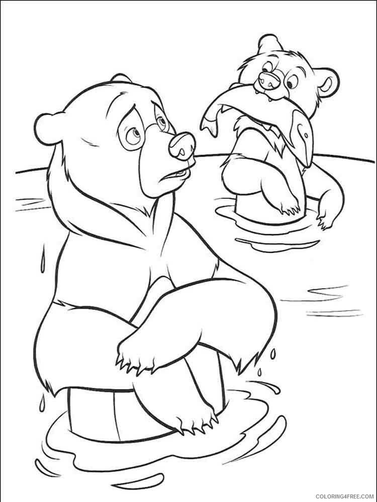 Bear Coloring Pages Animal Printable Sheets animals bear 5 2021 0285 Coloring4free