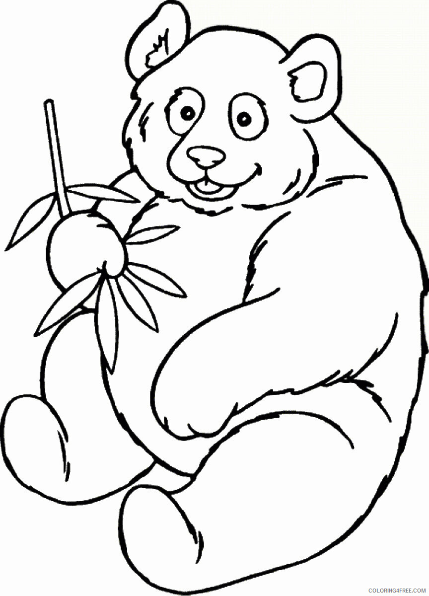 Bear Coloring Pages Animal Printable Sheets bear_cl_02 2021 0252 Coloring4free