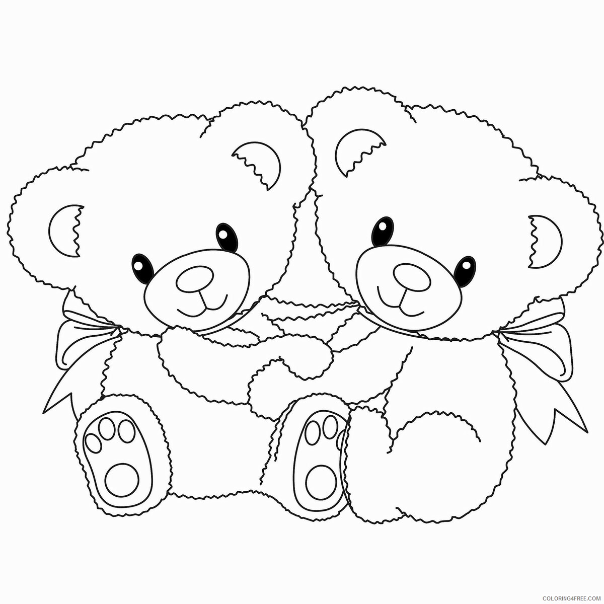 Bear Coloring Pages Animal Printable Sheets bear_cl_18 2021 0259 Coloring4free