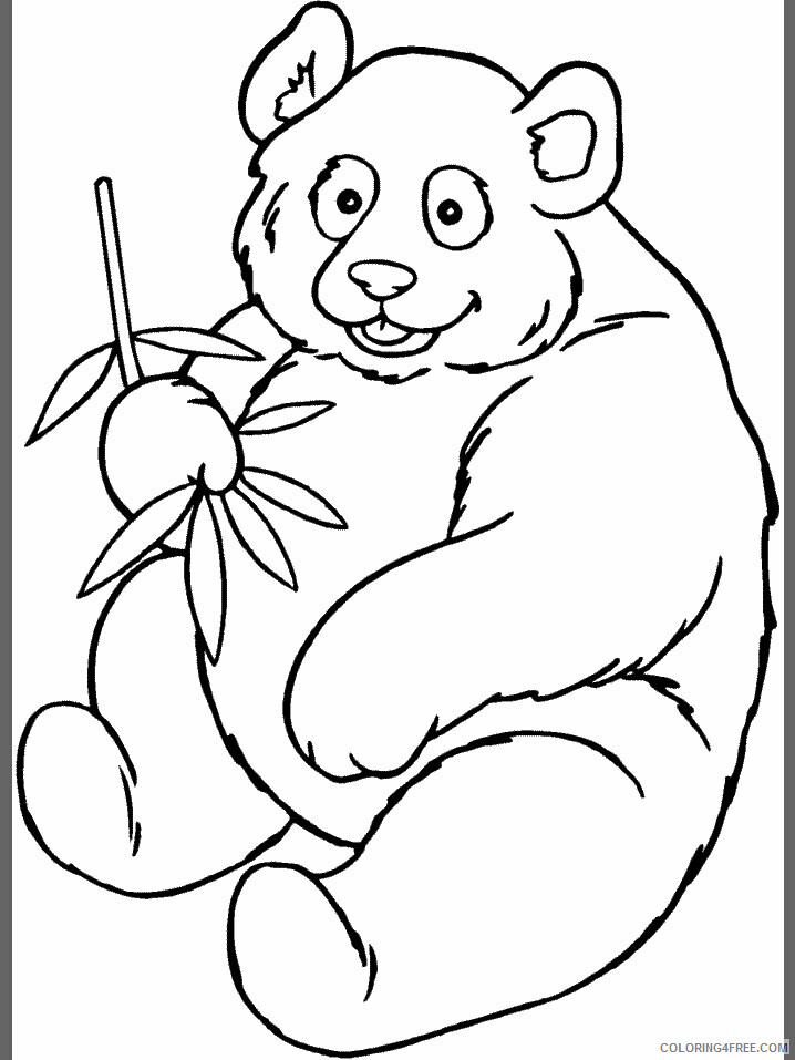 Bear Coloring Pages Animal Printable Sheets bearsc4 2021 0269 Coloring4free