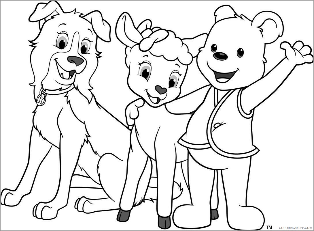 Bear Coloring Pages Animal Printable Sheets cubbie bear 2021 0289 Coloring4free
