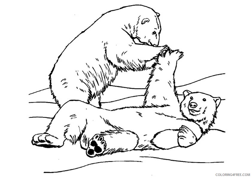Bear Coloring Sheets Animal Coloring Pages Printable 2021 0216 Coloring4free