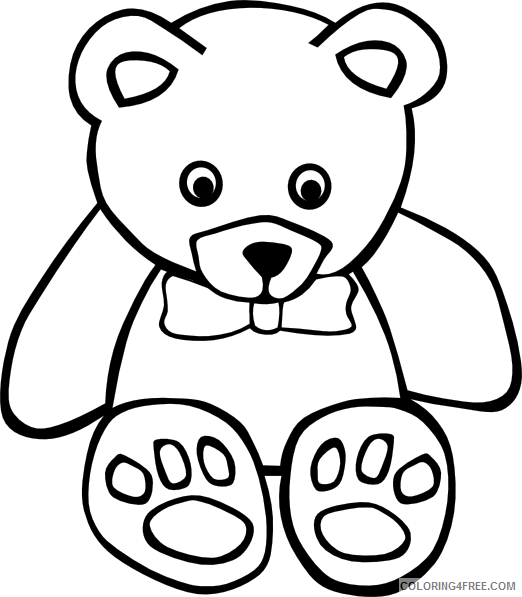 Bear Coloring Sheets Animal Coloring Pages Printable 2021 0225 Coloring4free