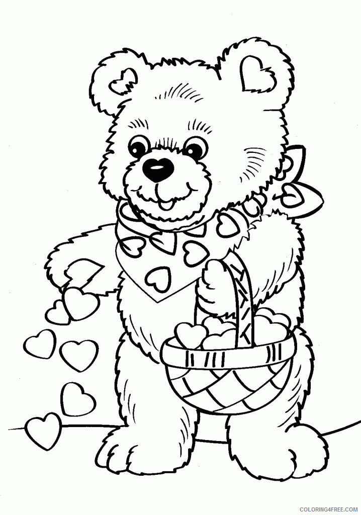 Bear Coloring Sheets Animal Coloring Pages Printable 2021 0231 Coloring4free