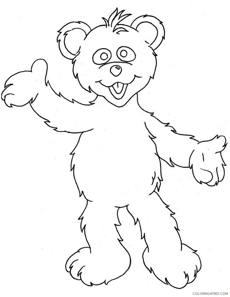 Bear Coloring Sheets Animal Coloring Pages Printable 2021 0243 Coloring4free