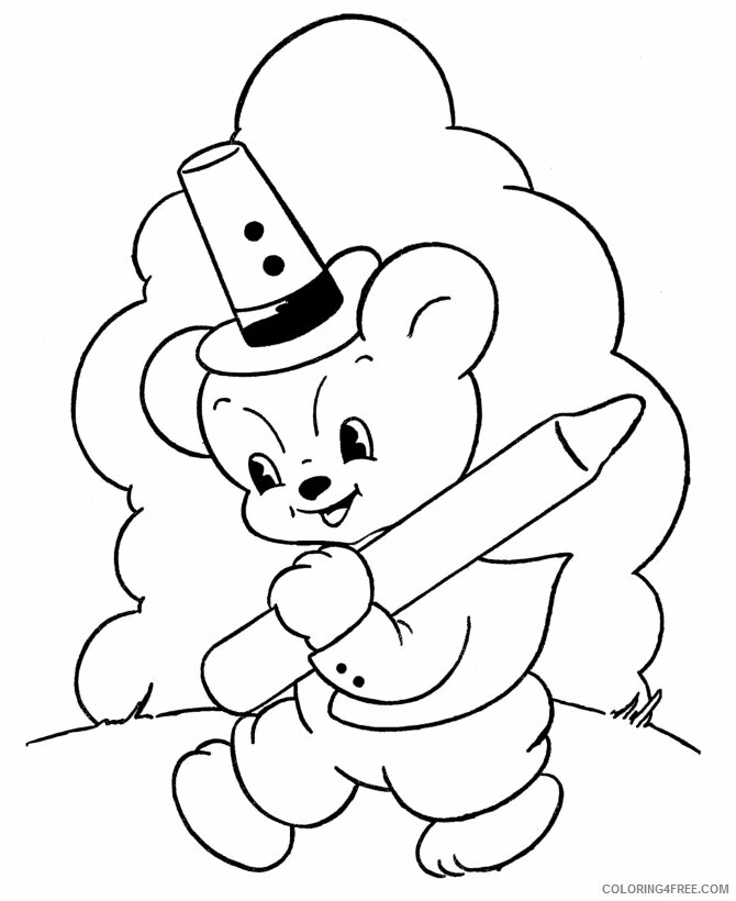 Bear Coloring Sheets Animal Coloring Pages Printable 2021 0251 Coloring4free