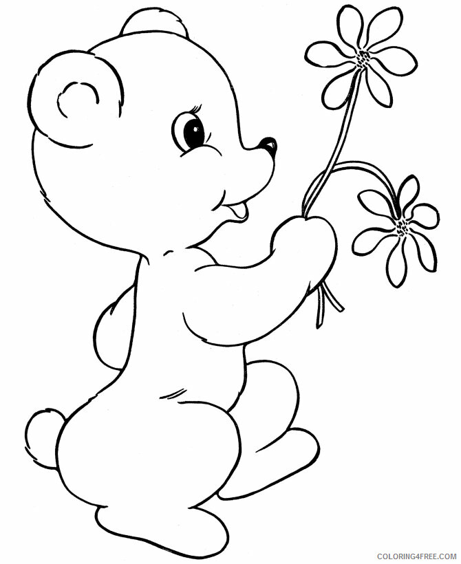 Bear Coloring Sheets Animal Coloring Pages Printable 2021 0252 Coloring4free