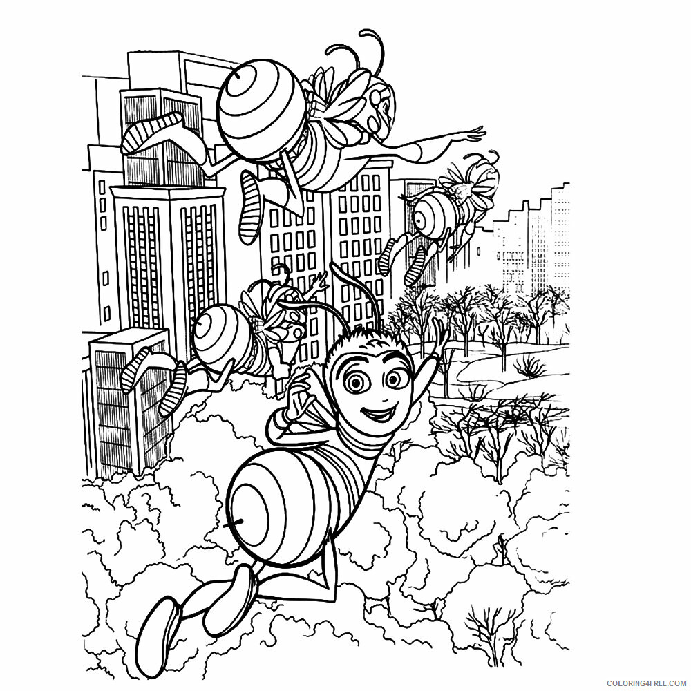 Bee Coloring Sheets Animal Coloring Pages Printable 2021 0291 Coloring4free