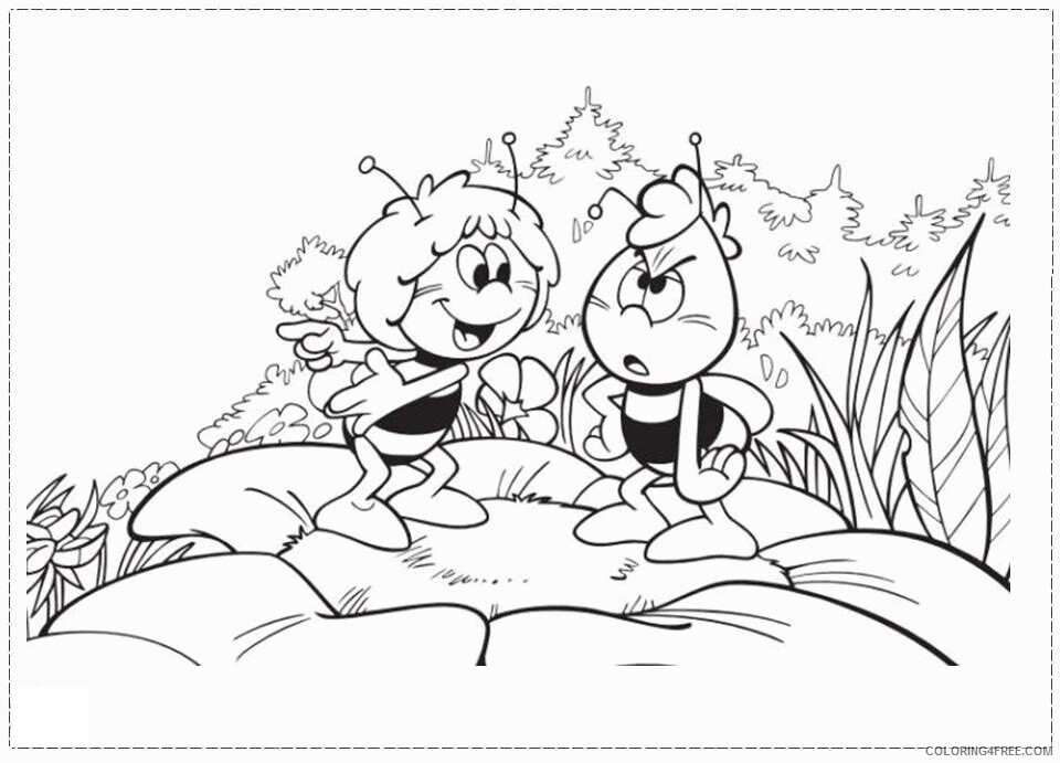 Bee Coloring Sheets Animal Coloring Pages Printable 2021 0292 Coloring4free