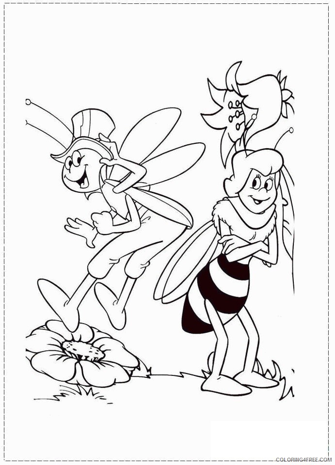 Bee Coloring Sheets Animal Coloring Pages Printable 2021 0293 Coloring4free