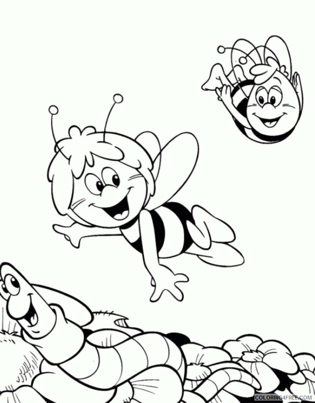 Bee Coloring Sheets Animal Coloring Pages Printable 2021 0295 Coloring4free