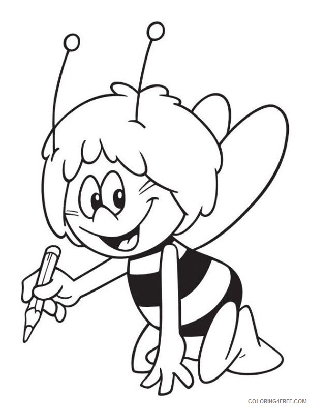 Bee Coloring Sheets Animal Coloring Pages Printable 2021 0317 Coloring4free